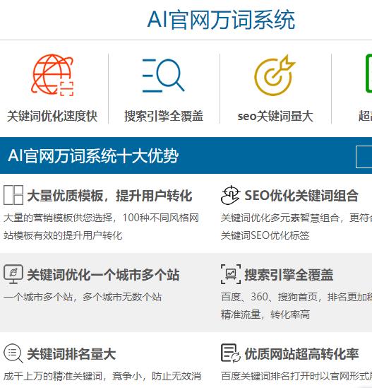 AI官网万词系统