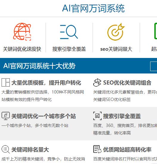 AI官网万词系统